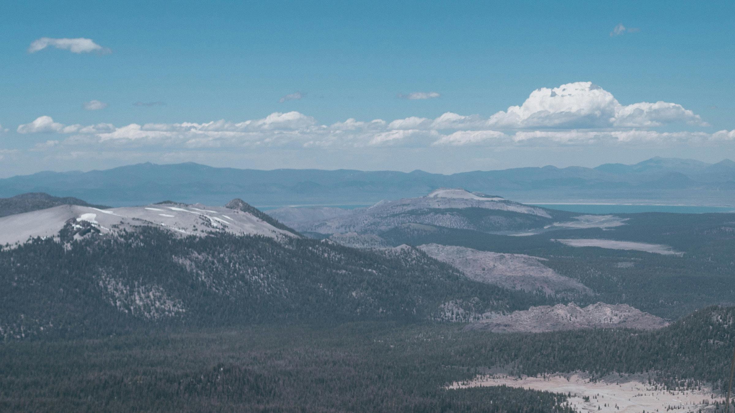 View of Long Valley Caldera from Mammoth Mountain