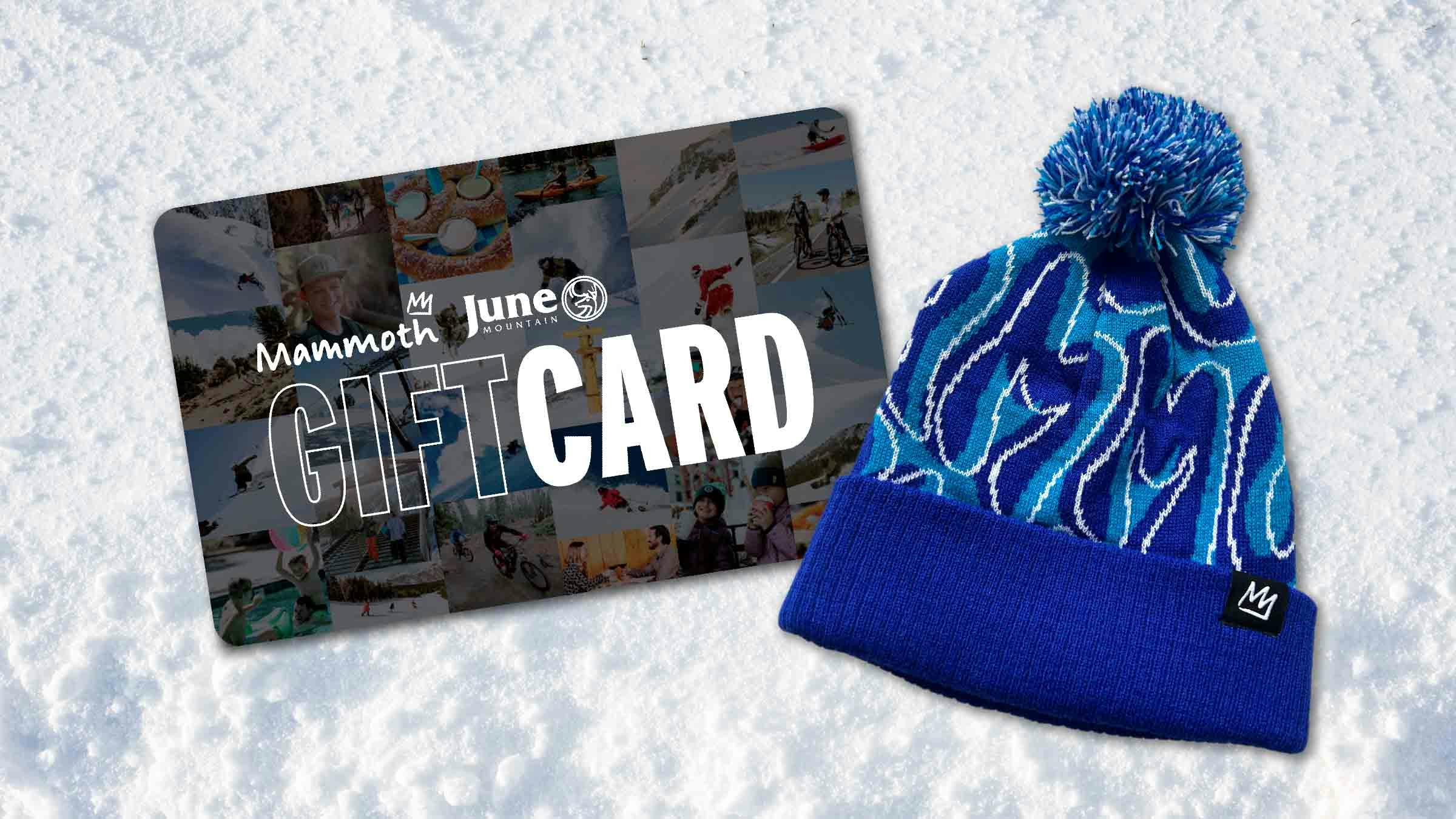 Mammoth Gift Card and Beanie