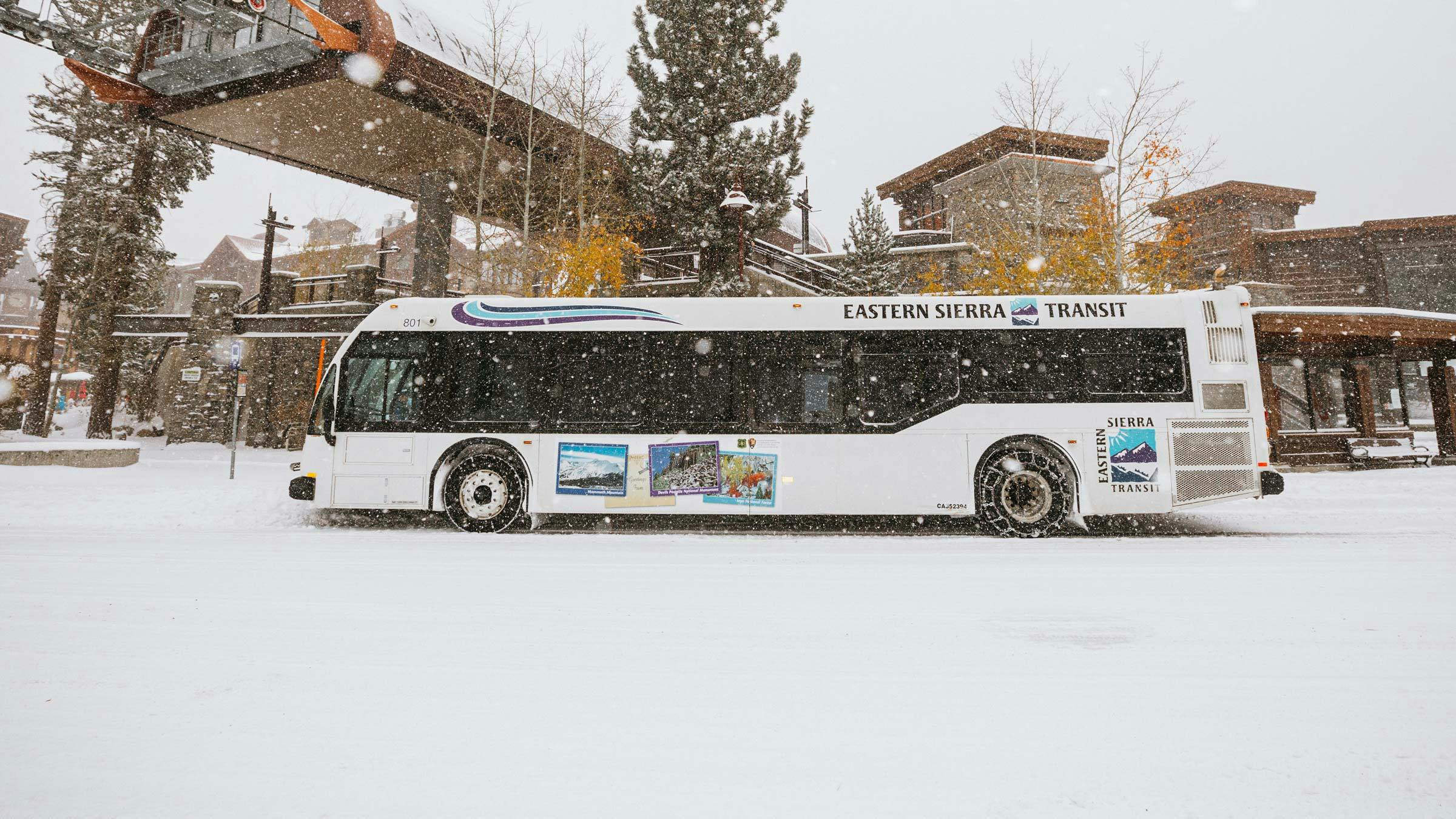 ESTA Shuttle in Winter
